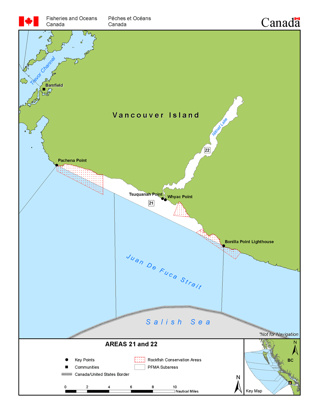 Map: Management Area 21-22