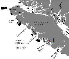 RCA inset map Broken Islands Group