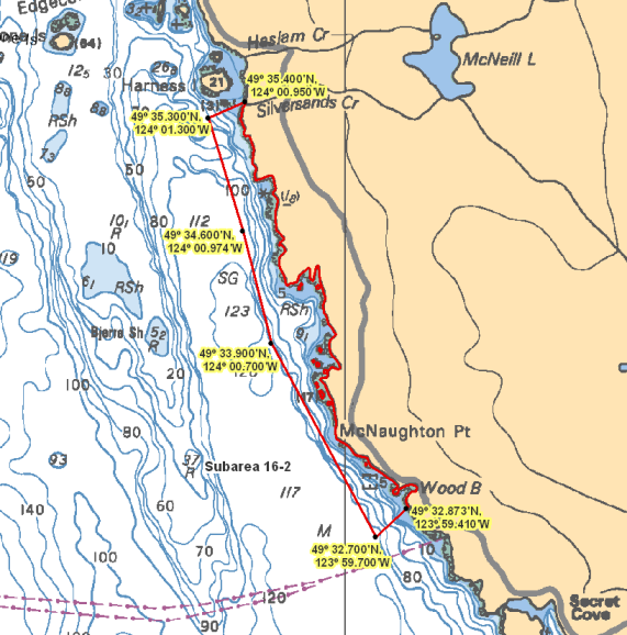 Map - McNaughton Point