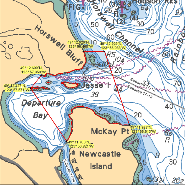 Map - Departure Bay