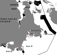RCA inset map Duntze Head (Royal Roads)