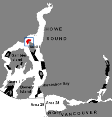 RCA inset map Domett Point