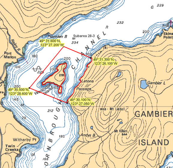 Map - Woolridge Island