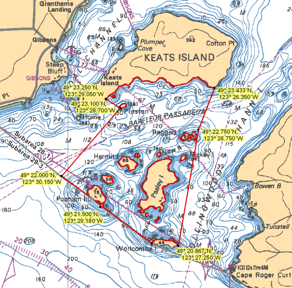Map - Pasley Island