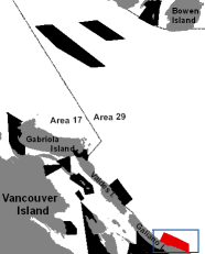 RCA inset map Galiano Island North