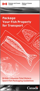 Illustration: Cover of brochure: Package Your Fish Properly for Transport