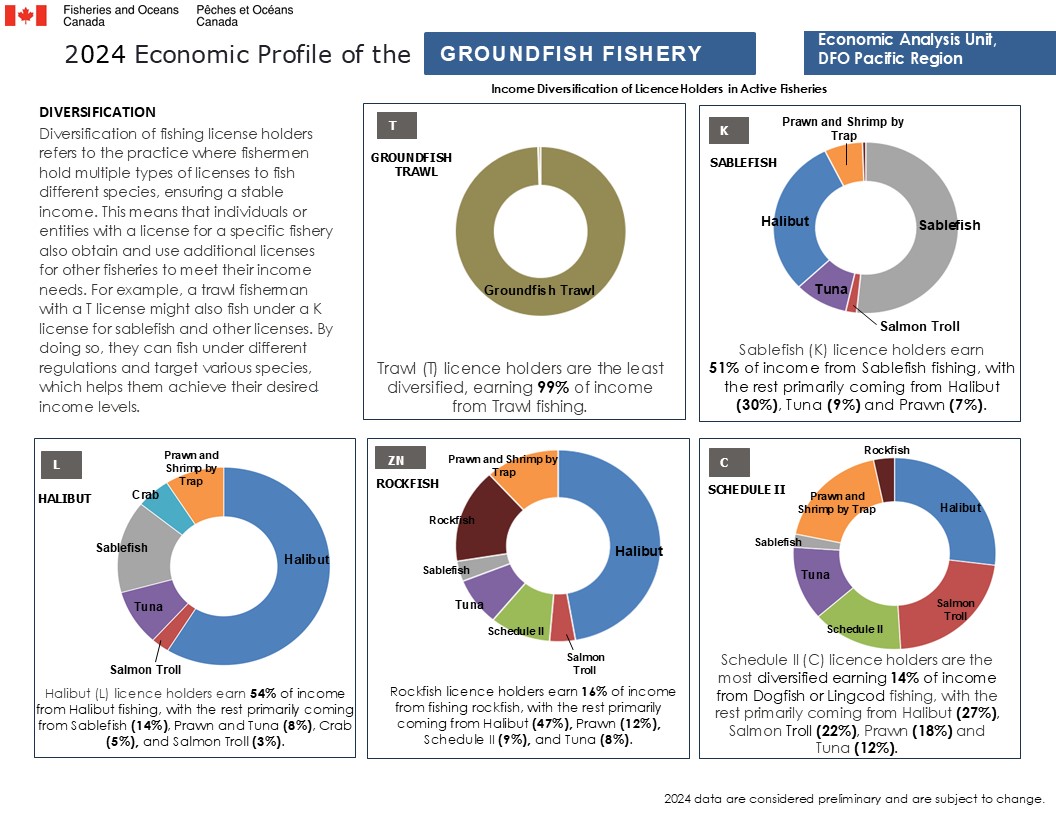 2024 Economic Profile of the Groundfish Fishery, Diversification