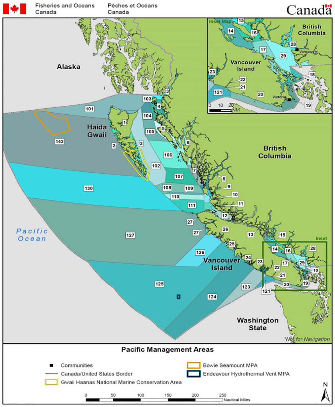 Map: Fisheries Management Area Map