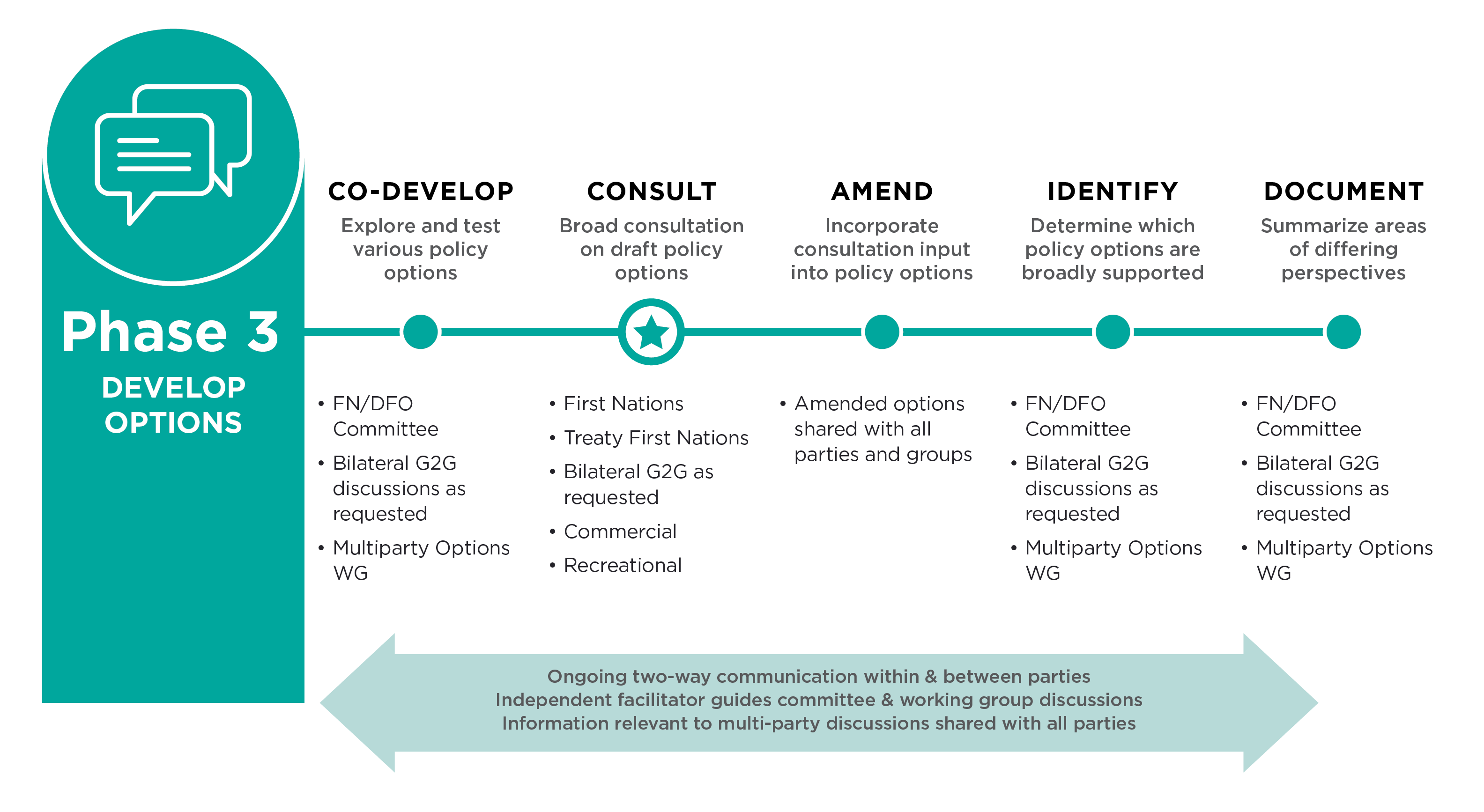 Diagram: Phase 3 - Develop options