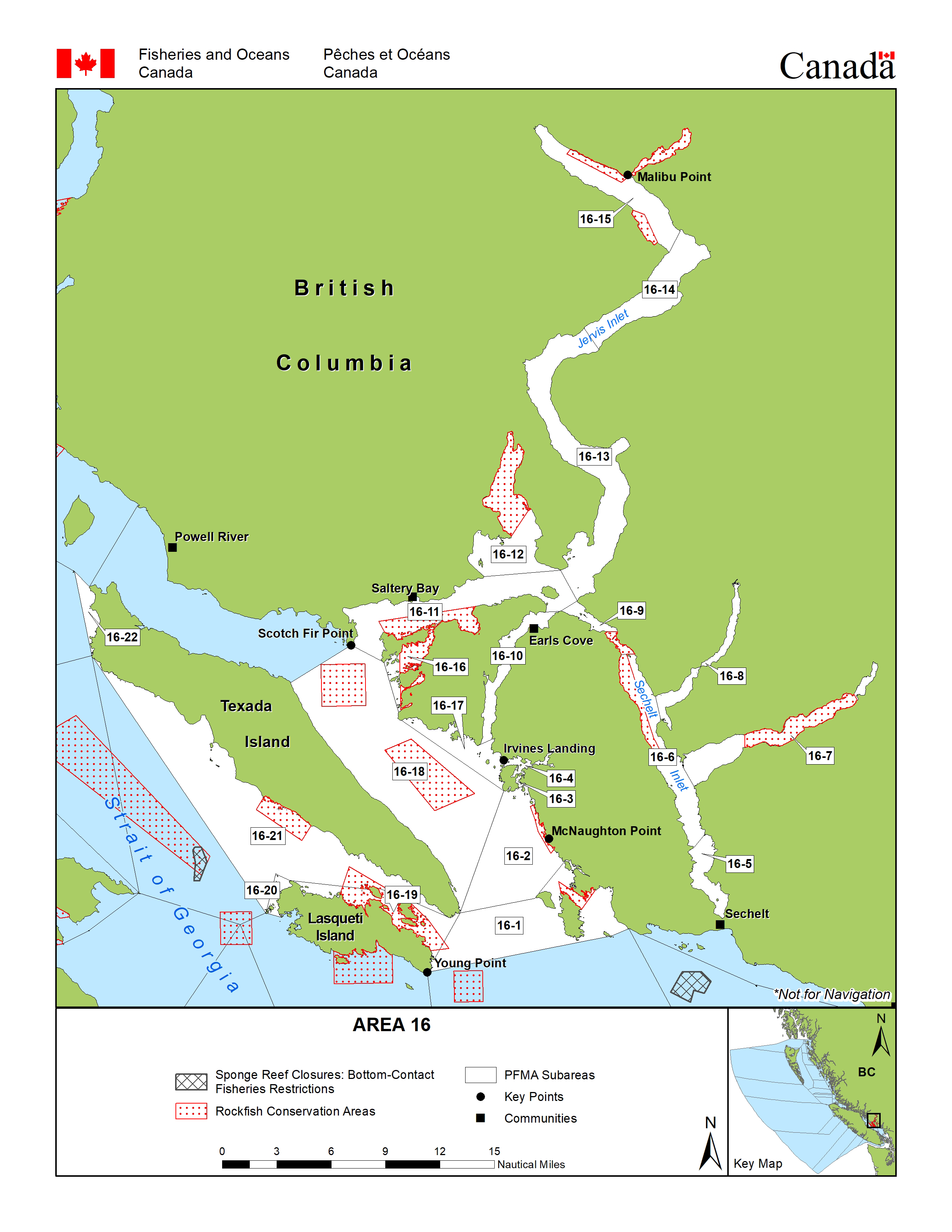 Burrard Inlet Depth Chart