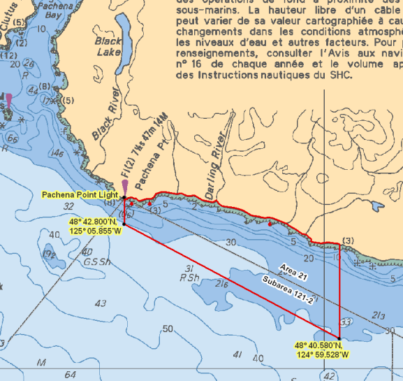 Map - Frederick Island