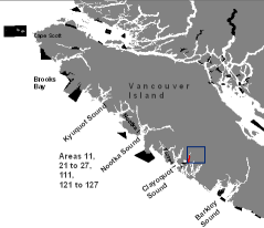 RCA inset map Bedwell Sound