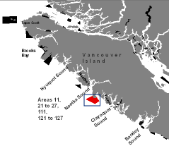 RCA inset map Estevan Point