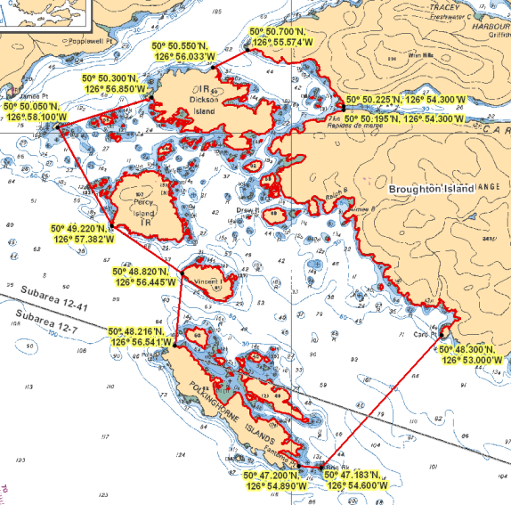 Map - Dickson - Polkinghorne Islands