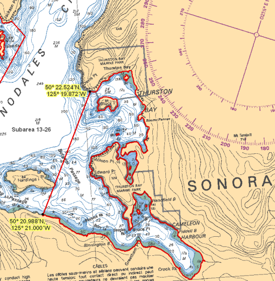 Map - Thurston Bay