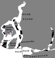 RCA inset map West Bay - Upper Centre Bay
