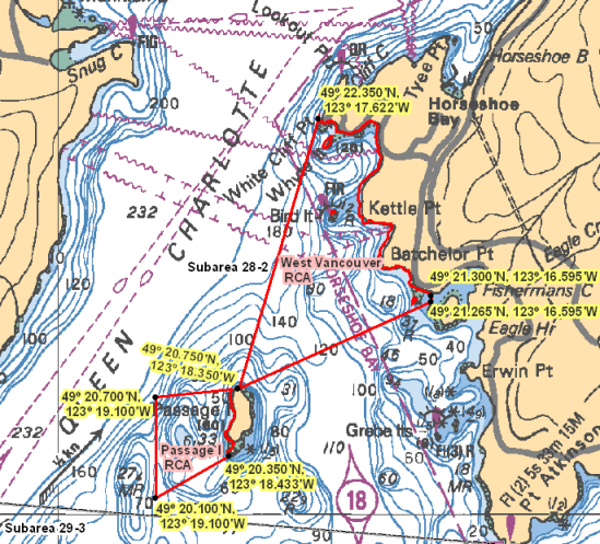 Carte - Île Passage