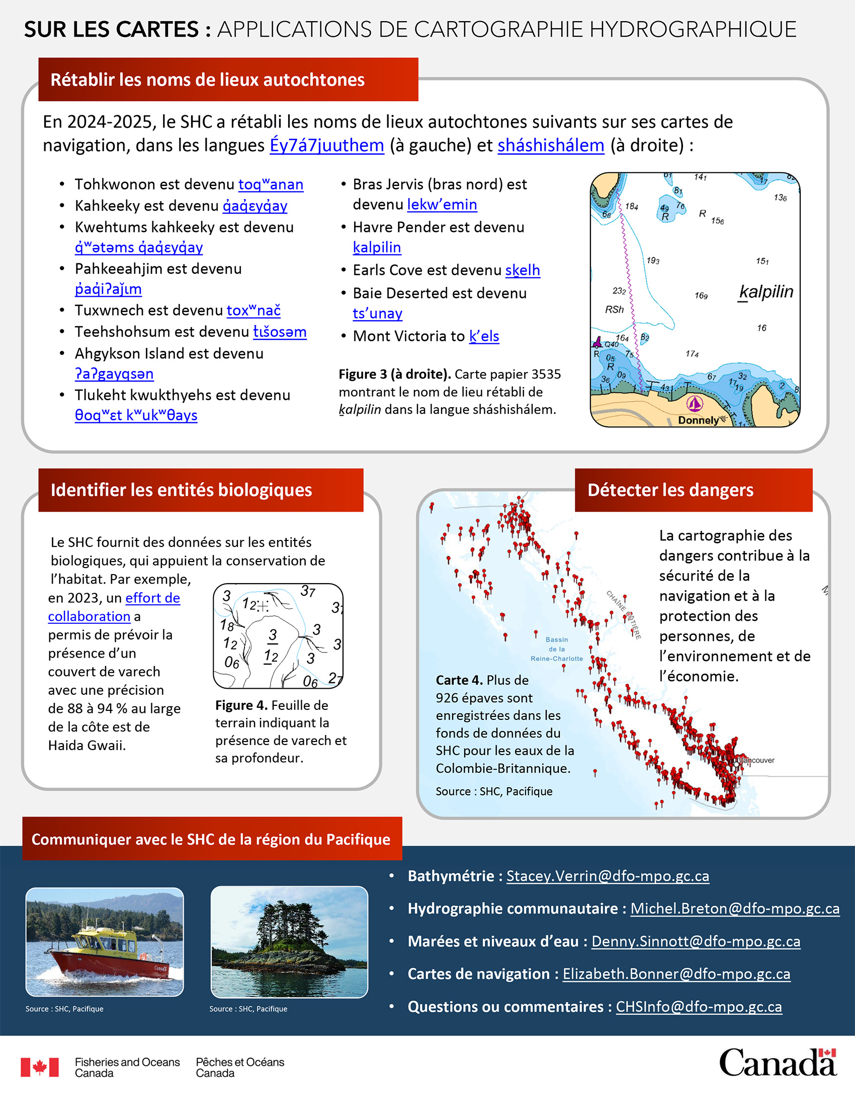 page 3 d'une infographie sur le Service hydrographique du Canada