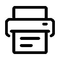 un bouton d'impression : une icône représentant une imprimante