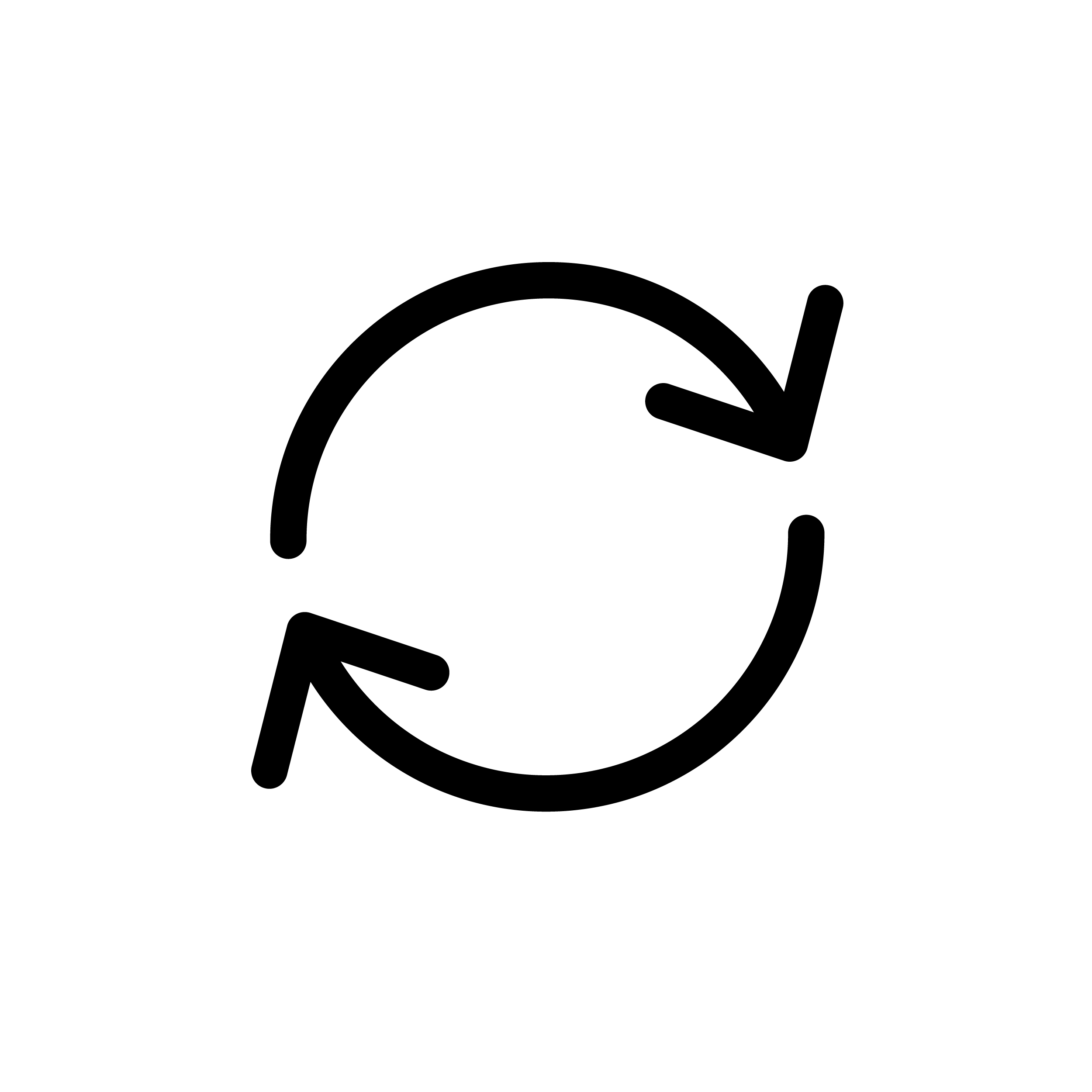 bouton d'actualisation : 2 flèches formant un cercle