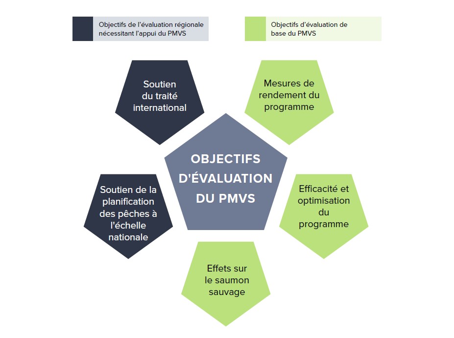 Figure : Les objectifs de l’évaluation du PMVS