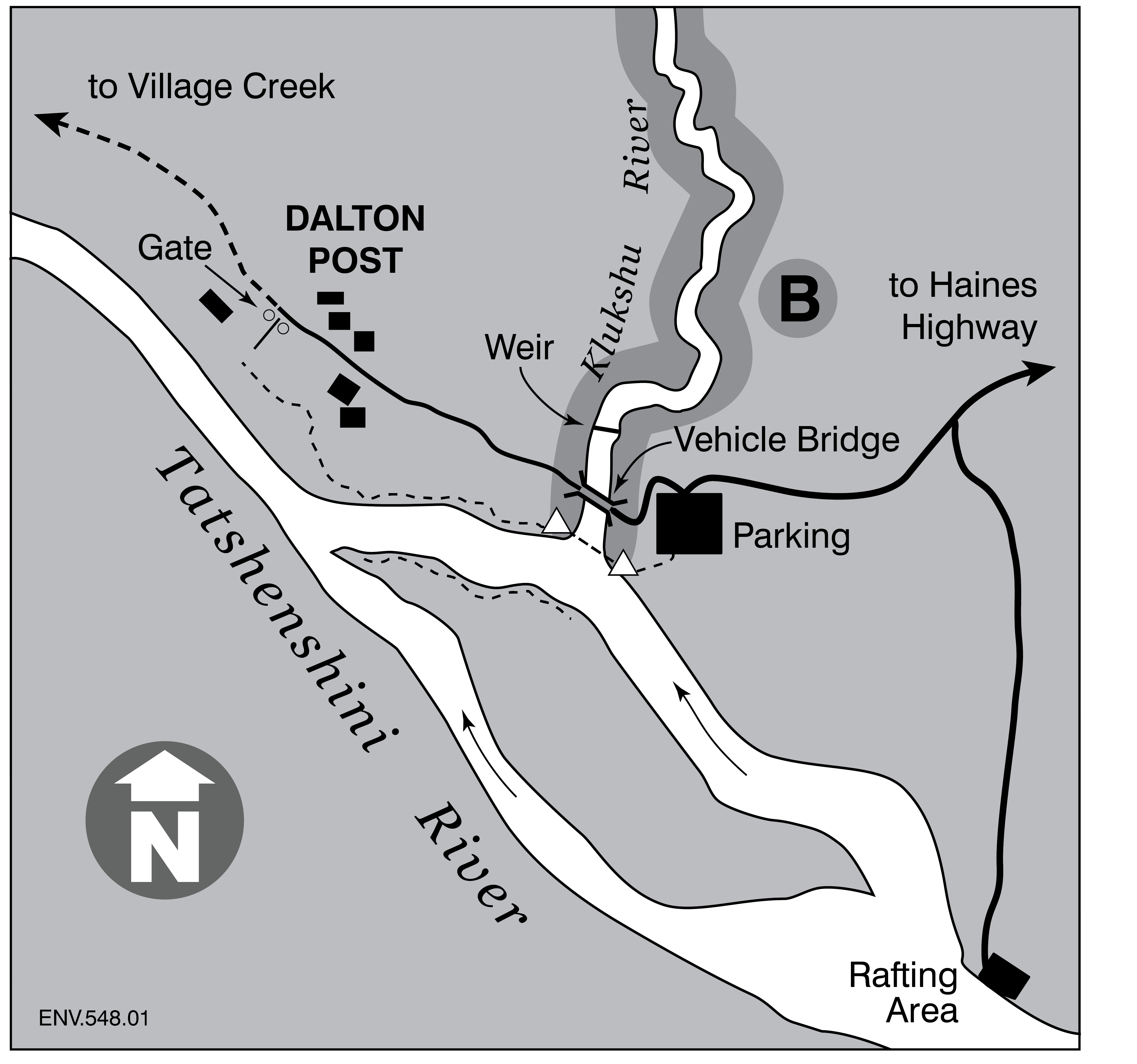 Map: Dalton Post closure