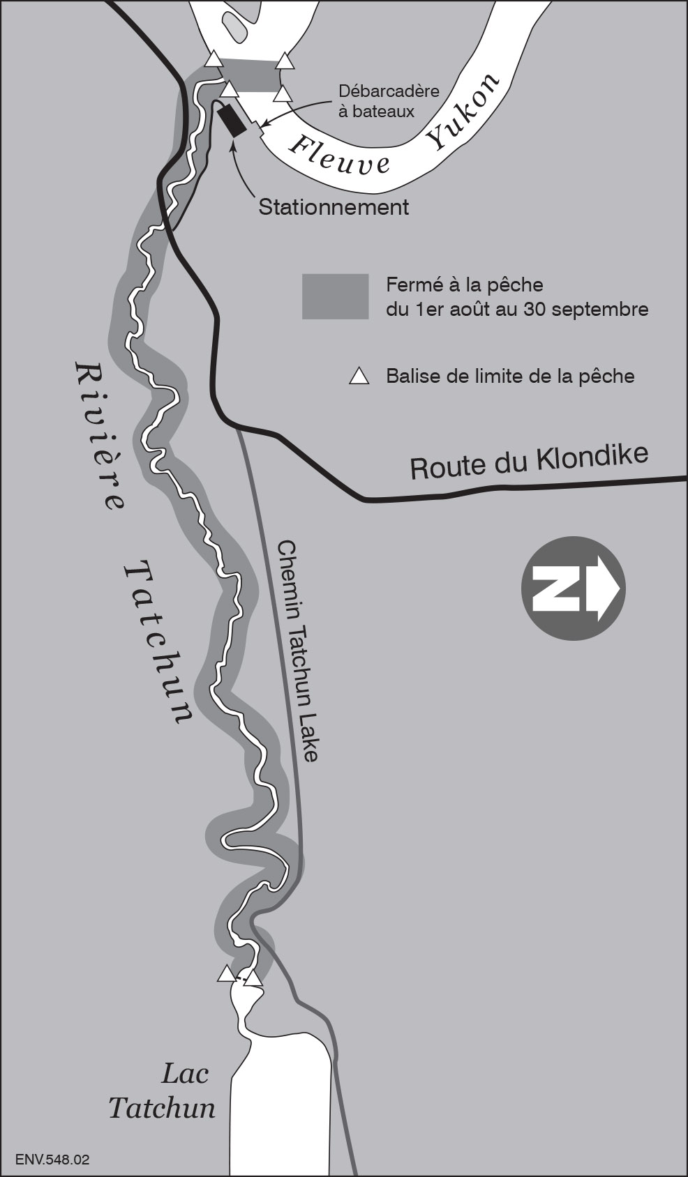 Carte : Rivière Tatchun